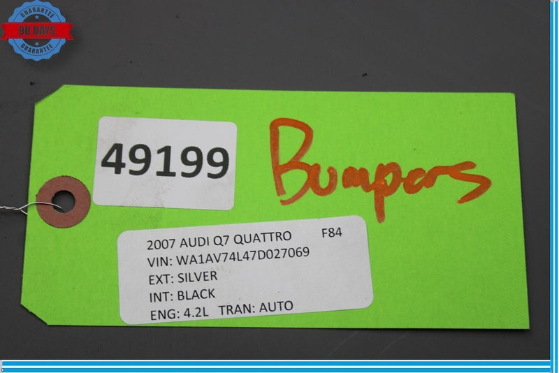 Load image into Gallery viewer, 07-09 AUDI Q7 Quattro Utility Rear Bumper  Valance Oem
