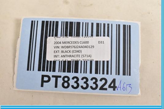03-06 Mercedes CL500 CL600 W215 Left Under Dash Instrument Panel Cover Piece Oem