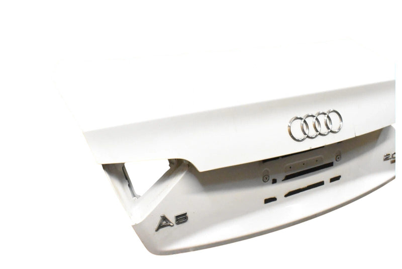 Load image into Gallery viewer, 08-16 Audi A5 Quattro Coupe Rear Trunk Deck Lid Hatch Trim Cover Panel White OEM
