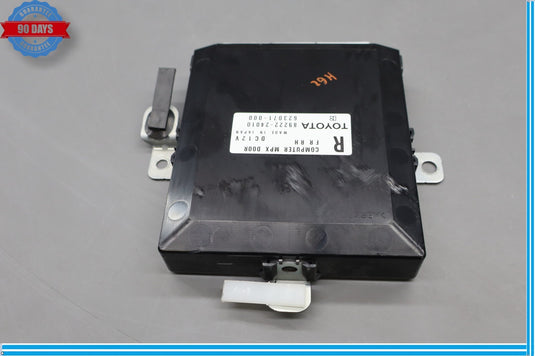 02-10 Lexus SC430 Front Right Passenger Side Door Control Module Unit Oem