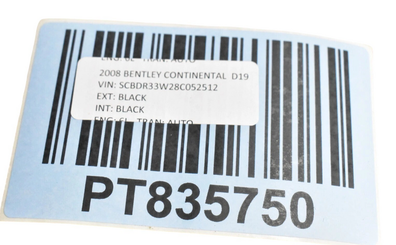 Load image into Gallery viewer, 2008 Bentley Continental GTC Rear Right Side Roll Over Protection 3W7880078C Oem
