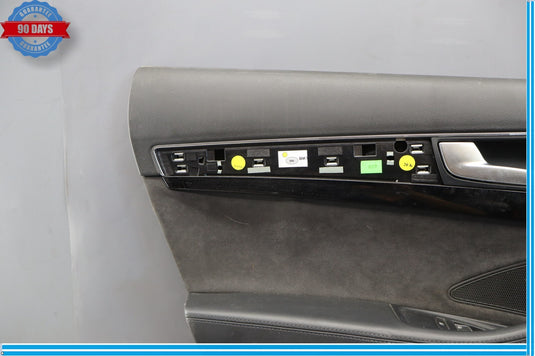 11-18 Audi A8 A8L Quattro Rear Left Driver Side Interior Door Panel Oem