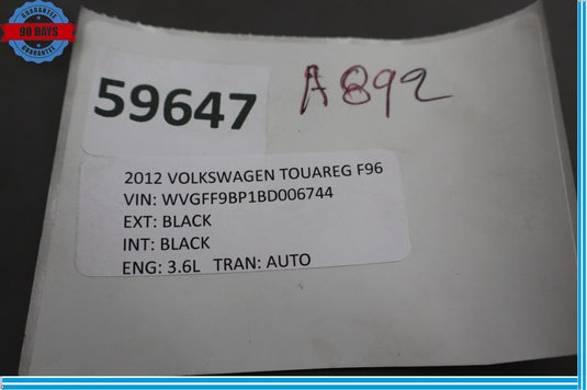 11-17 Volkswagen VW Touareg Front Left Tire Pressure Monitor Control Module Oem