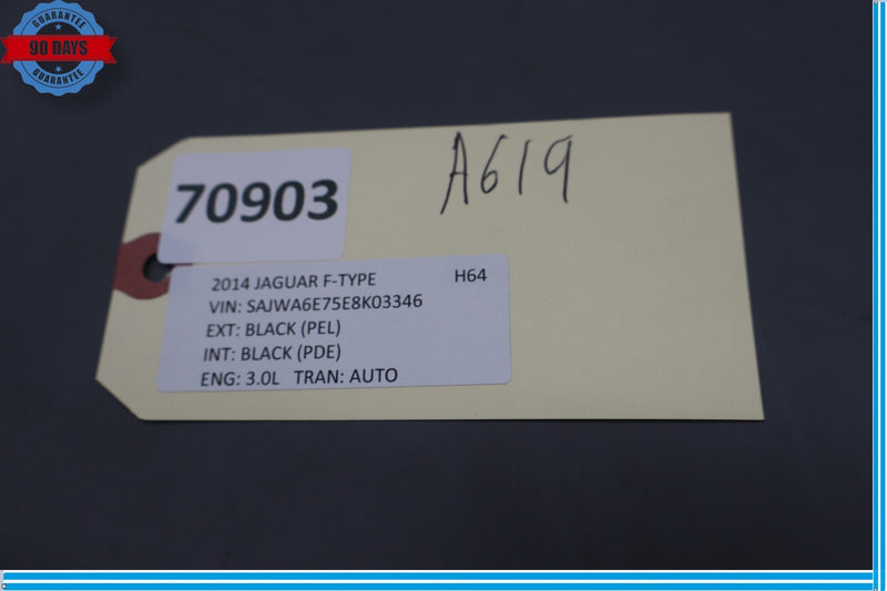 Load image into Gallery viewer, 14-17 Jaguar X152 F-Type Right Passenger Side Seat Trim Black L0239130 Oem
