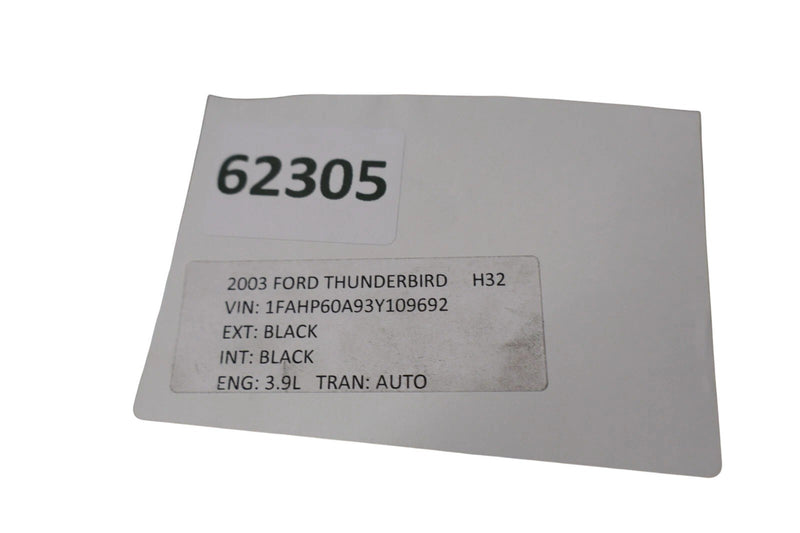 Load image into Gallery viewer, 02-05 Ford Thunderbird 3.9L V8 Front Left Driver Side Door Window Glass Oem
