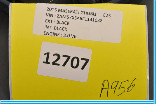 14-17 Maserati Ghibli Rear Right Passenger Side Door Audio Speaker Oem