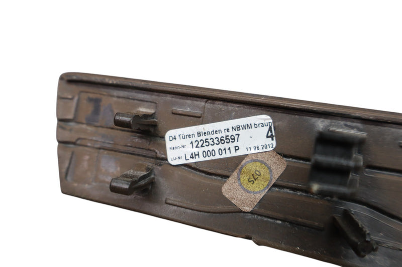 Load image into Gallery viewer, 11-18 Audi A8L Rear Right Passenger Side Door Panel Trim 4H0867420 Oem
