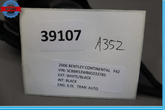 03-10 Bentley Continental Front Left Driver Dash Duct Air Vent Panel Grille Oem