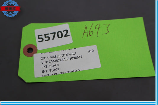 14-20 Maserati Ghibli S Right Side Door Mirror Corner Trim Panel 670040480 Oem