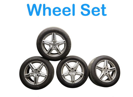 12-18 Porsche Cayenne 958 8.5 x 19 19" Wheel Rim Tire Chrome Set 19" Oem