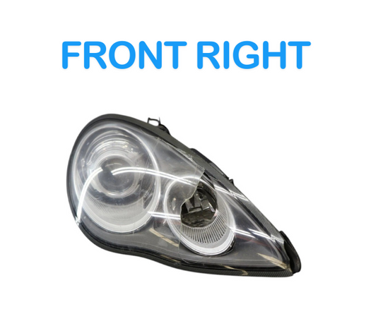 10-13 Porsche Panamera Front Right Passenger Side Headlight Lamp Xenon (Damaged)