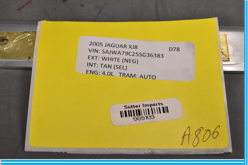 Load image into Gallery viewer, 04-09 Jaguar X350 X358 XJ8 Rear Right Passenger Door Sill Scuff Plate Step Oem
