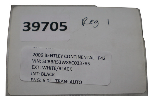 06-12 Bentley Continental Flying Spur Rear Right Door Window Regulator Oem