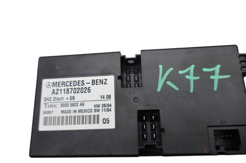 Load image into Gallery viewer, 06-13 Mercedes GL550 Heated Seat Computer Control Module Unit A2118702026 Oem
