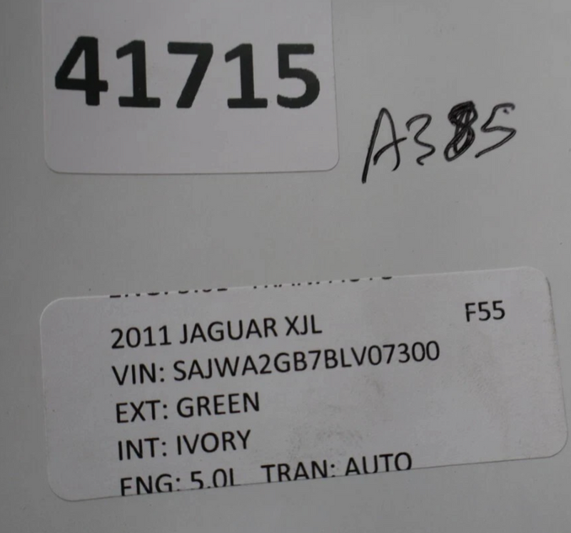 Load image into Gallery viewer, 10-15 Jaguar XJL XJ X351 Front Left Driver Bumper Grille Black AW9315K233AC Oem
