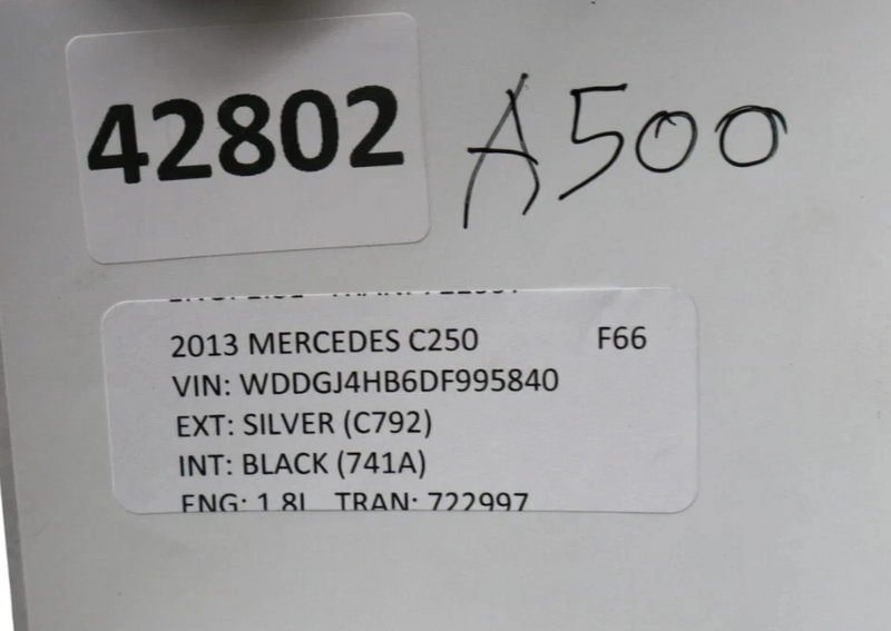Load image into Gallery viewer, 12-14 Mercedes C250 C350 Front Right Side Seat Belt Setbelt A2048601486 Oem
