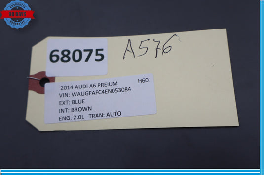 12-18 Audi A6 Quattro Front Left Driver Interior Corner Door Window Trim Oem