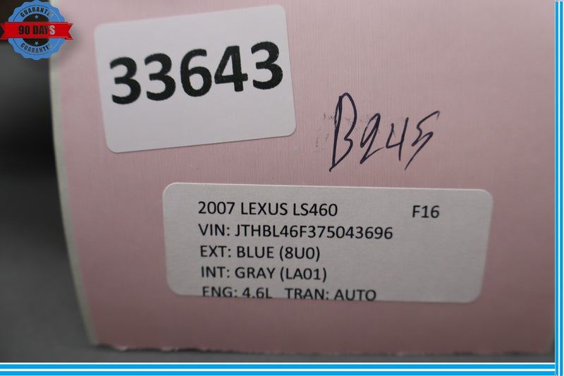 Load image into Gallery viewer, 07-12 Lexus LS460 XF40 Front Right Passenger Side Seat Trim Cover Panel Oem
