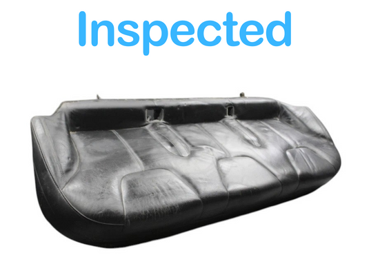 12-20 Tesla Model S Rear Lower Bottom Seat Cushion Leather Black 102607601 Oem