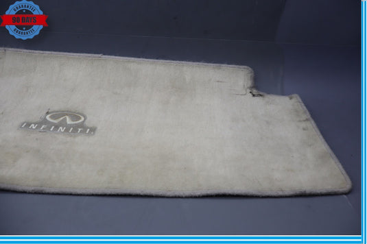 11-17 Infiniti QX56 QX80 Rear Trunk Carpet Cover Liner Mat Beige Oem