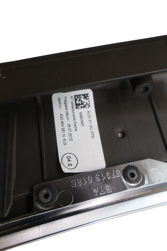 12-18 Audi A6 Quattro Front Center Console Wood Trim Bezel Cover Molding Oem