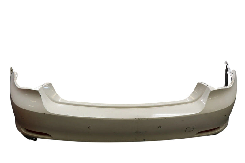 Load image into Gallery viewer, 09-12 BMW 750i 750Li Rear Lower Bumper Cover Assembly Trim Panel White OEM
