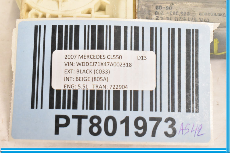 Load image into Gallery viewer, 05-11 Mercedes R171 SLK350 Front Right Side Door Window Regulator Motor Unit OEM
