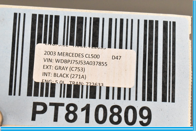 Load image into Gallery viewer, 00-06 Mercedes CL500 CL600 W215 Engine Motor Cover Trim Panel 1130101367 Oem
