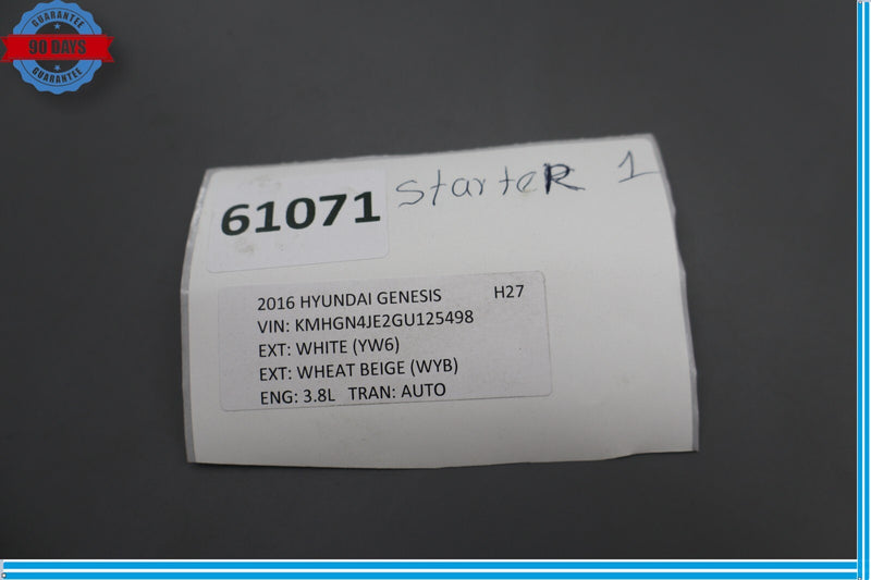 Load image into Gallery viewer, 14-24 Hyundai Genesis G70 G80 G90 Engine Ignition Starter Motor 361003C240 OEM
