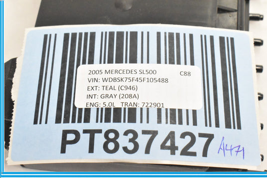 00-09 Mercedes W215 R230 CL500 SL500 Front Left Seat Valve Control Block Oem