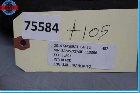 14-17 Maserati  Ghibli Rear Right Or Left Side Seat Bolster Trim Cushion Oem