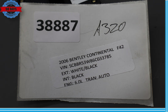 06-12 Bentley Continental Flying Spur Rear Left Seat Control Lumber Switch Oem