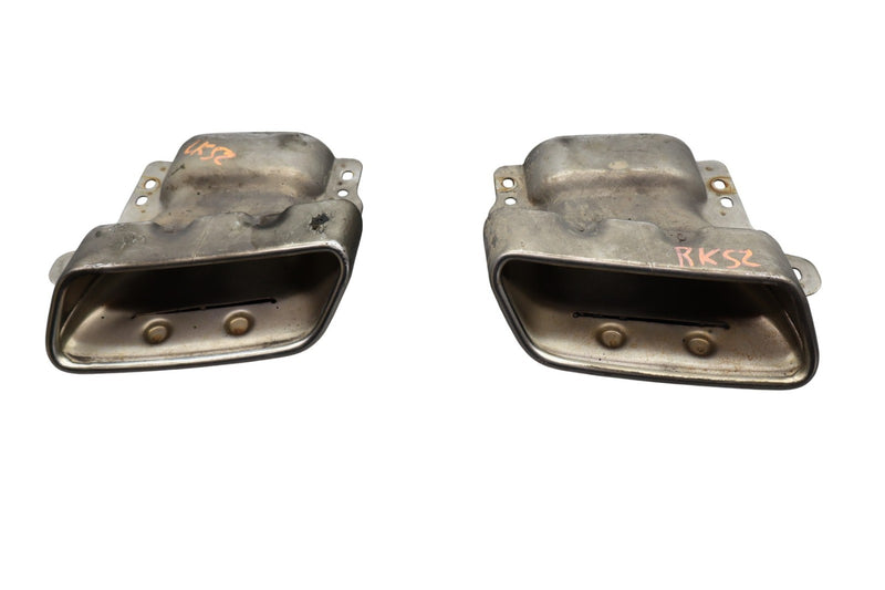 Load image into Gallery viewer, 10-17 Mercedes GL450 Rear Left &amp; Right Side Bumper Exhaust Muffler Tips Oem
