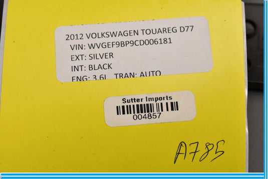 11-18 Volkswagen VW Touareg Rear Right Passenger Side Door Panel Trim Oem