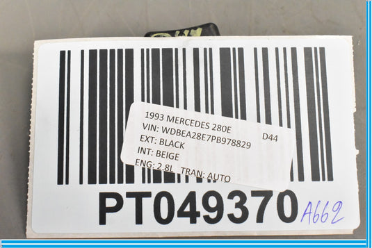 86-95 Mercedes E320 300CE 300E W124 Rear Seat Folding Power Switch Button Oem