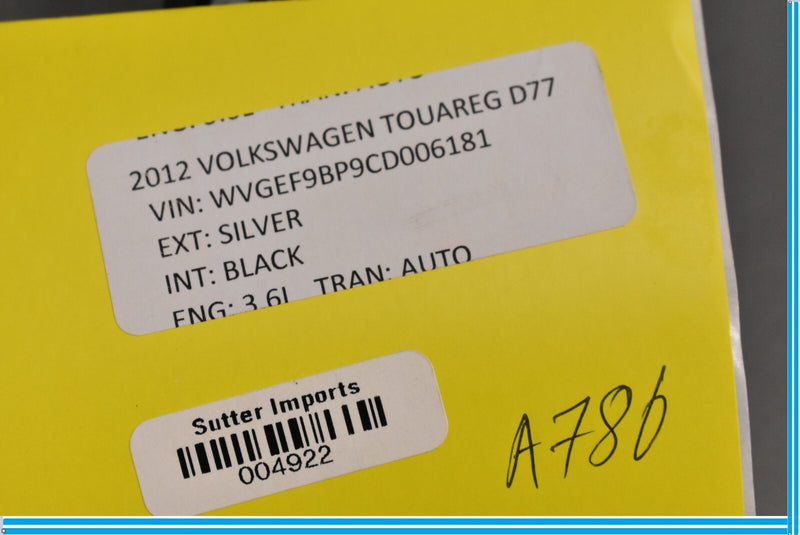Load image into Gallery viewer, 11-17 Volkswagen VW Touareg Right Passenger Side Seat Lumbar Control Switch Oem
