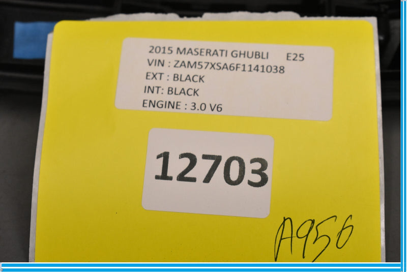 Load image into Gallery viewer, 14-17 Maserati Ghibli Rear Right Passenger Door Interior Handle Grab Trim Oem
