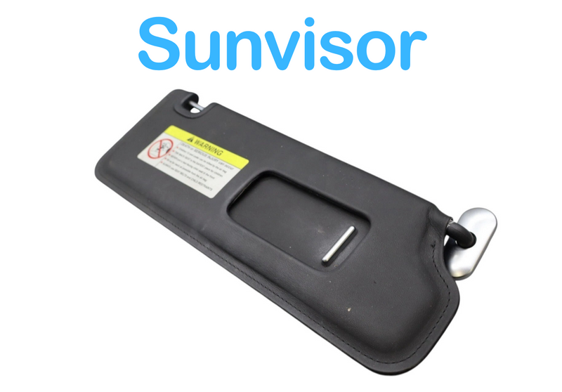 Load image into Gallery viewer, 03-18 Bentley Continental Front Right Passenger Side Sun Visor Sunvisor OEM
