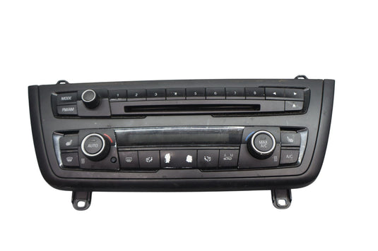 12-18 BMW 320i 328i Dash Radio CD AC Heater Climate Control Switch Panel Oem