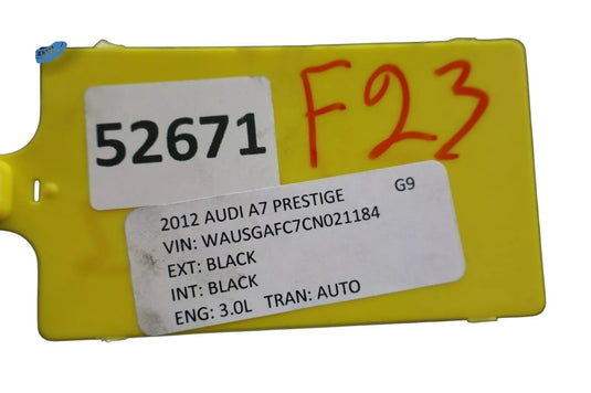 12-15 Audi A7 A7 Quattro Front Left Underbody Splash Shield Guard Cover Oem