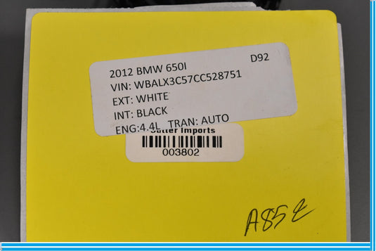 12-18 BMW 650i 640i F12 Windshield Rain Water Light Sensor Module Unit ECU Oem