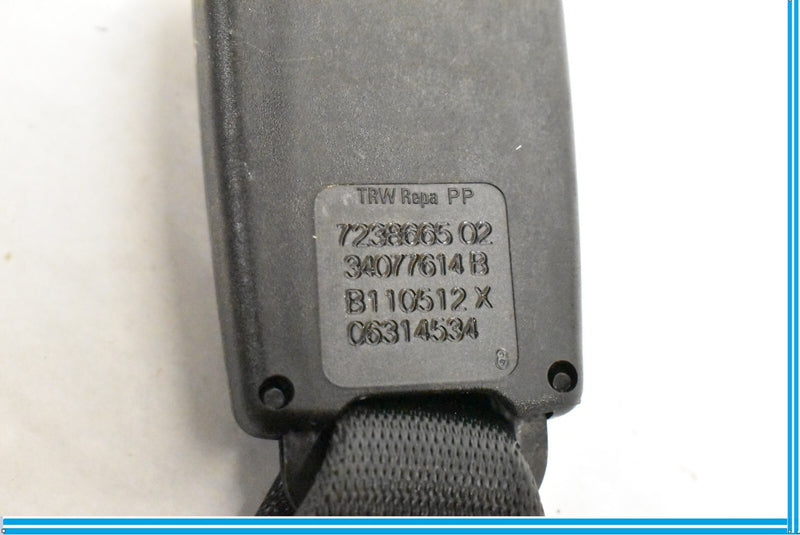 Load image into Gallery viewer, 11-16 BMW 528i 535i 550i F10 Rear Center Seat Belt Buckle Black 7238665 Oem
