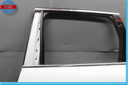 11-18 Porsche Cayenne 958 Rear Left Driver Side Door Shell White Oem