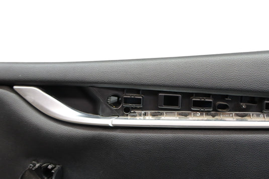 14-17 Maserati Ghibli Front Right Side Interior Door Panel Trim Cover Black Oem