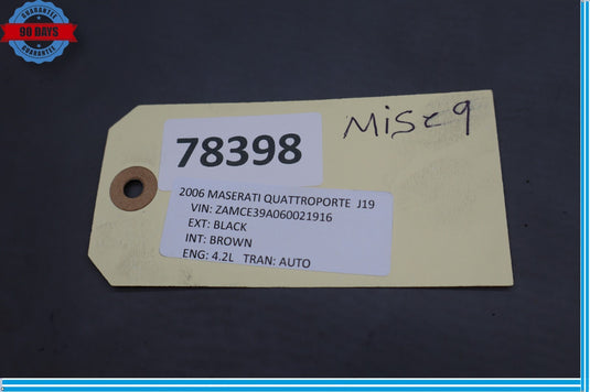 03-19 Maserati Quattroporte Left Side Fuel Injection Rail Line w/ Injectors Oem