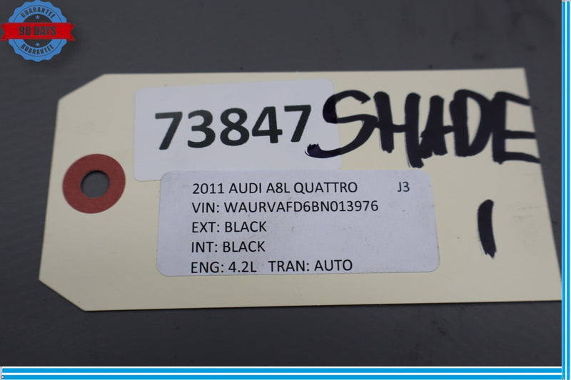 Load image into Gallery viewer, 11-18 Audi A8 A8 Quattro Rear Electric Sunshade Deck Trim Panel 4H4863412 Oem
