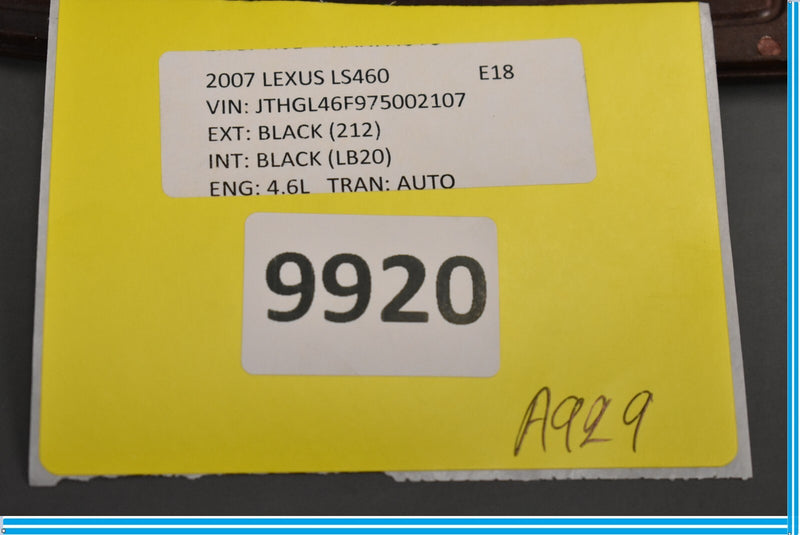 Load image into Gallery viewer, 07-12 Lexus LS460 Front Right Passenger Side Door Window Control Trim Panel Oem

