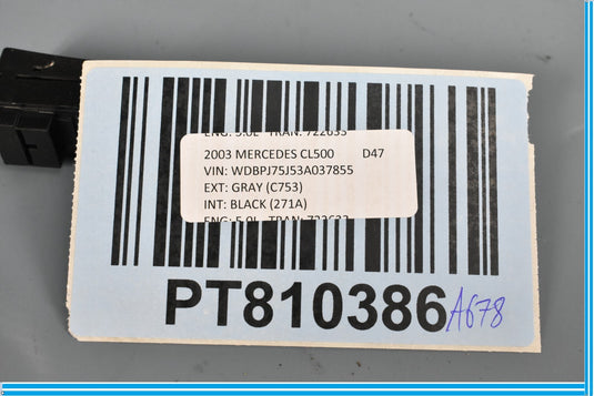 03-06 Mercedes CL500 S55 AMG Right Passenger Indicator Switch 2158210651 Oem