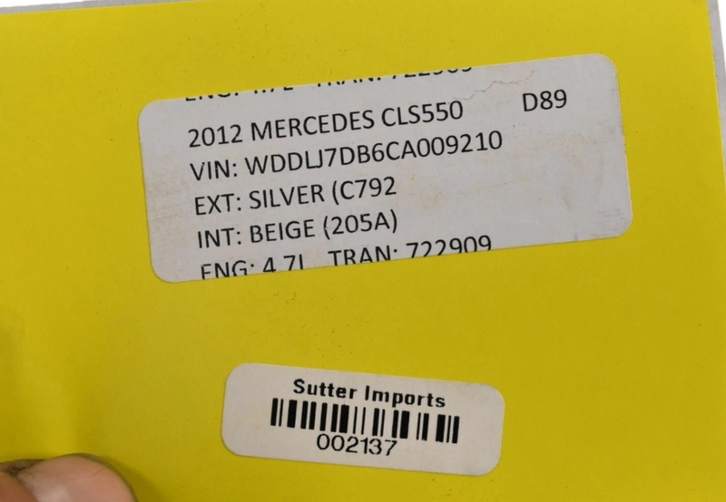 Load image into Gallery viewer, 12-14 Mercedes CLS550 C250 W218 Front Left Driver Side Interior Door Panel Oem
