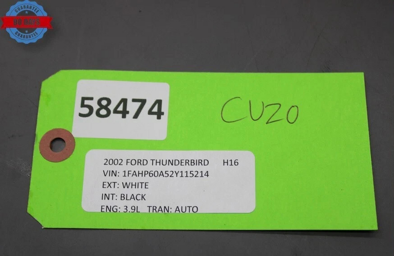 Load image into Gallery viewer, 02-05 Ford Thunderbird Front Left Seat Top Upper Cushion 1W637610155A OEM
